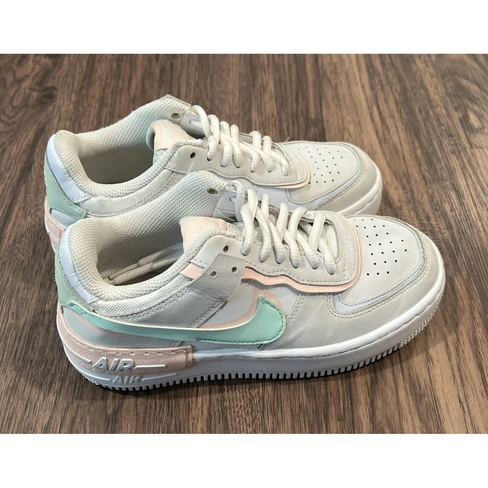 Nike Air Force 1 Shadow 'White Atmosphere Mint' Shoes Sneakers CI0919-117 Size 5